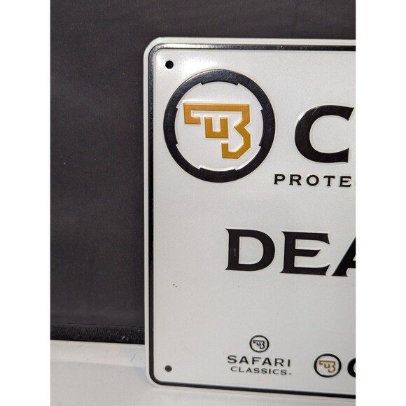 CZ-USA Firearms Dealer Protect Hunt Compete Wesson Tin Sign 12"X9" - Picture 2 of 5